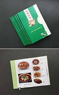 生態(tài)餐廳菜譜排版制作-菜譜菜單設(shè)計制作
