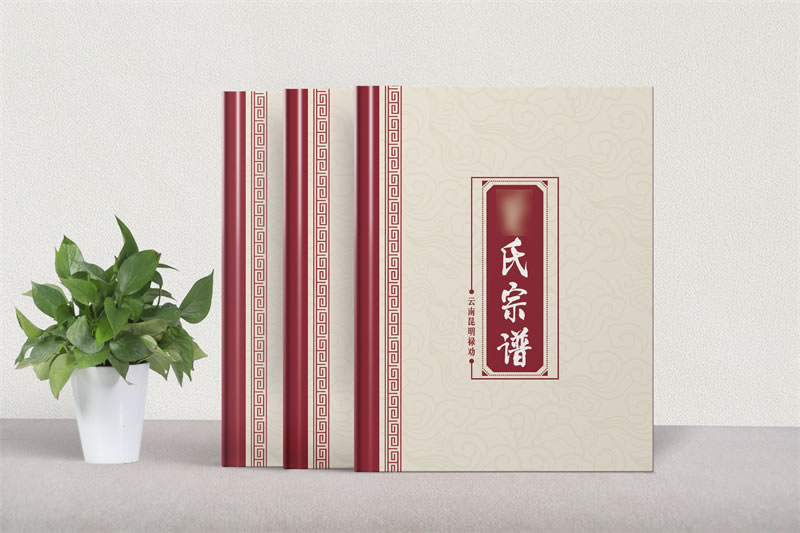 云南家譜排版設(shè)計(jì)印刷-族譜制作參考樣本