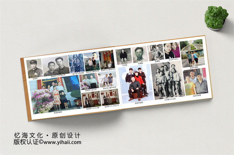 家譜制作尋根問祖歷程記錄紀(jì)念相冊