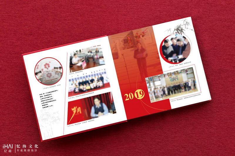 設計制作領導工作退休紀念相冊